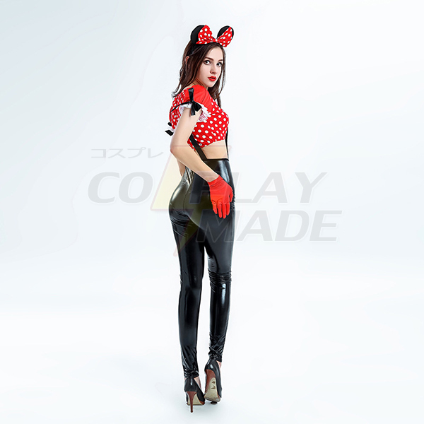 Adult Halloween Mickey Mouse Costume Sexy Women Disney Party Cosplay