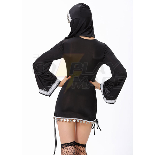 Sexet Burqa Kostume Dame Kjoler Halloween Cosplay Fastelavn