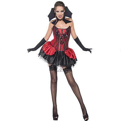 Womens Witch Divine Costume with Corset Skirt Cosplay