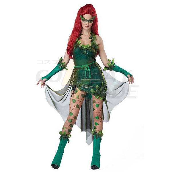 Damen Sexy Grün Lethal Beauty Kostüme Cosplay Kostüme Halloween