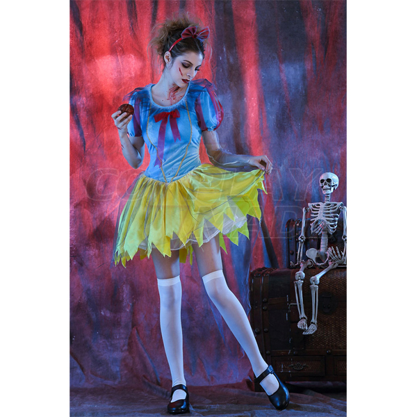 Hell Devil Sneeuwwhite Prinsess Ghost Kostuum Carnaval Cosplay Halloween