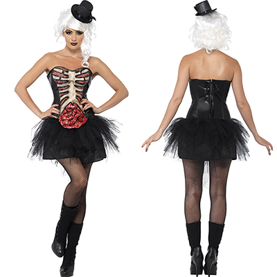 Grotesque Burlesque Corset Kostymer/Dräkter Cosplay Karneval