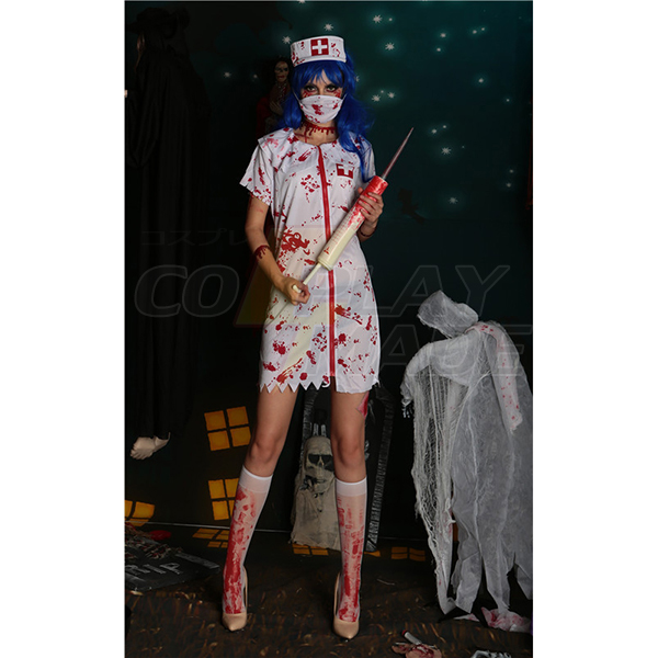 Damen Zombie Königin von Nurse Kostüme Cosplay Kostüme Halloween