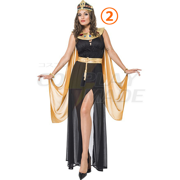 Dronning of the Arabs Kjoler Egyptian Dronning Kostume Cosplay Fastelavn