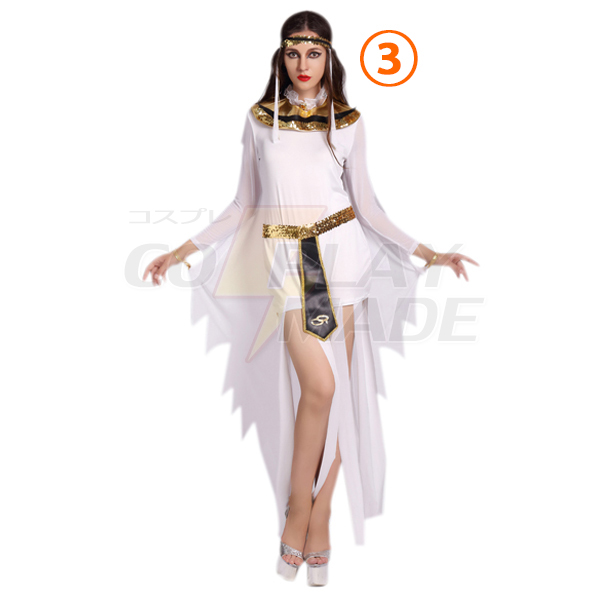 Dronning of the Arabs Kjoler Egyptian Dronning Kostume Cosplay Fastelavn