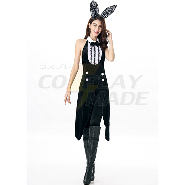 Bunny Mädchen Film Schwarz Solid Leotard Kostüme Cosplay Kostüme Halloween