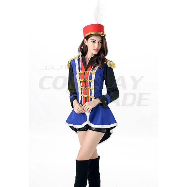 Adult Festive Honor Guard Parade Costume Cosplay
