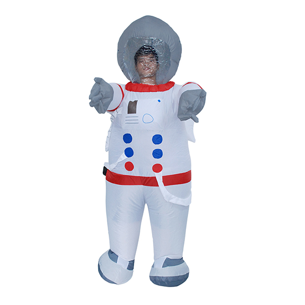 Voksen Oppustelig Spaceman Kostume Halloween Cosplay Fastelavn