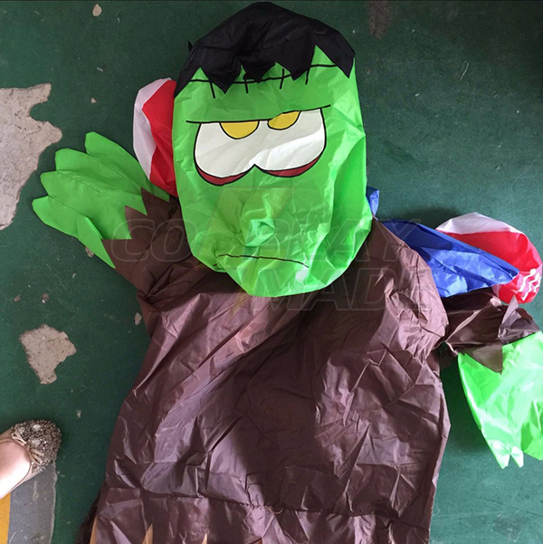 Voksen Oppustelig Carry Me Forfærdelig Ride on Frankenstein Monster Kostume Cosplay