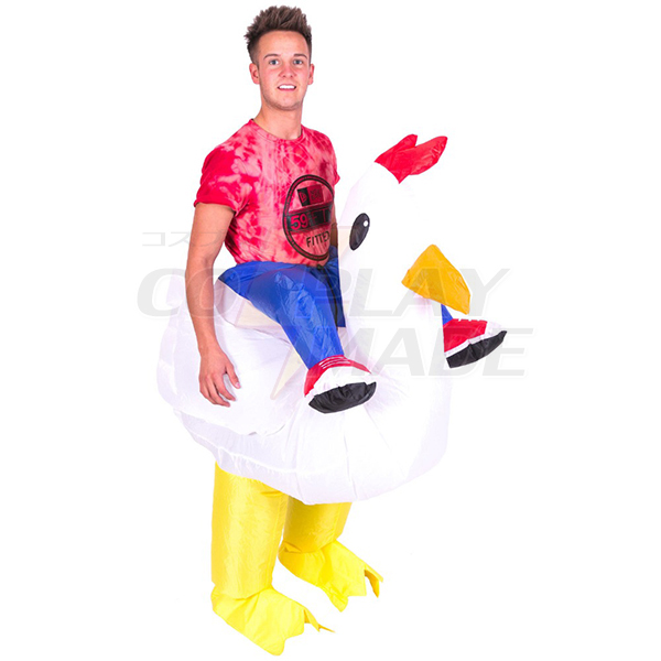 Erwachsene Aufblasbar Hähnchen Kostüm Halloween Karnevals Kostüme