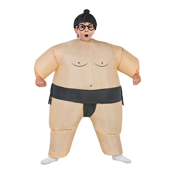 Oppblåsbar Sumo Kostymer Halloween Barn Cosplay Karneval