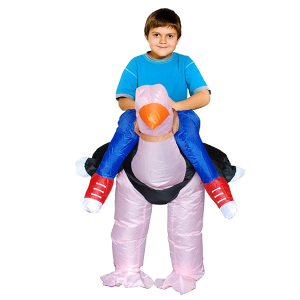 Kids Inflatable Ostrich Costume Halloween Children Cosplay