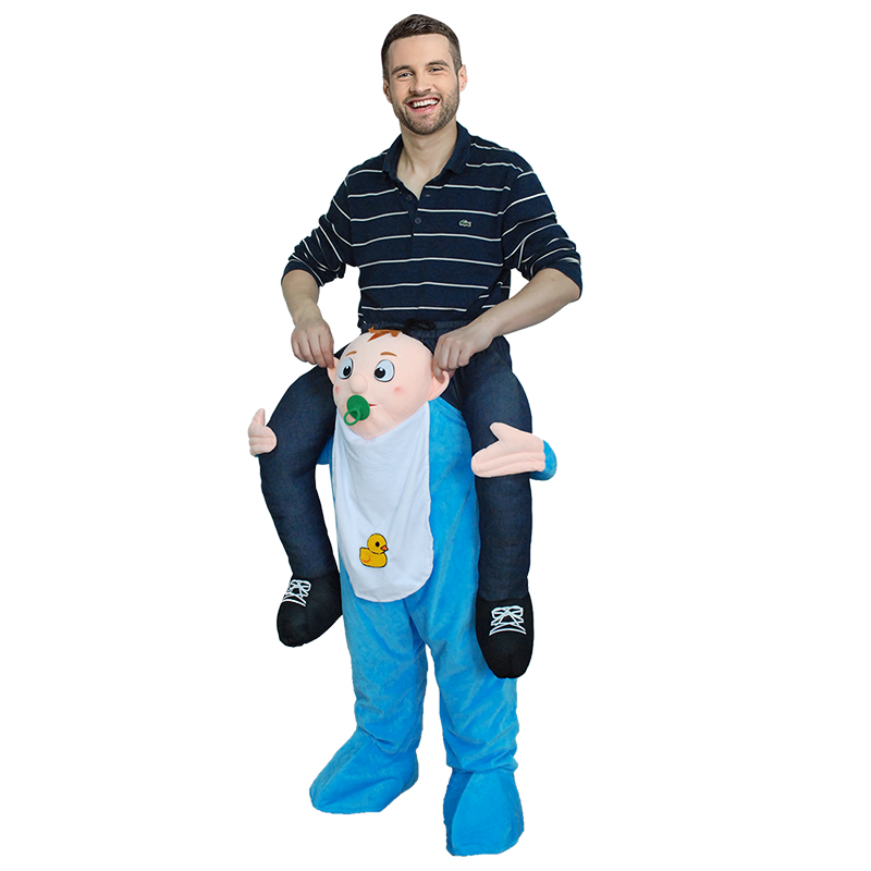 Erwachsene Carry Me (Huckepack) Kostüme Baby Maskottchen Hosen – Faschingskostüme
