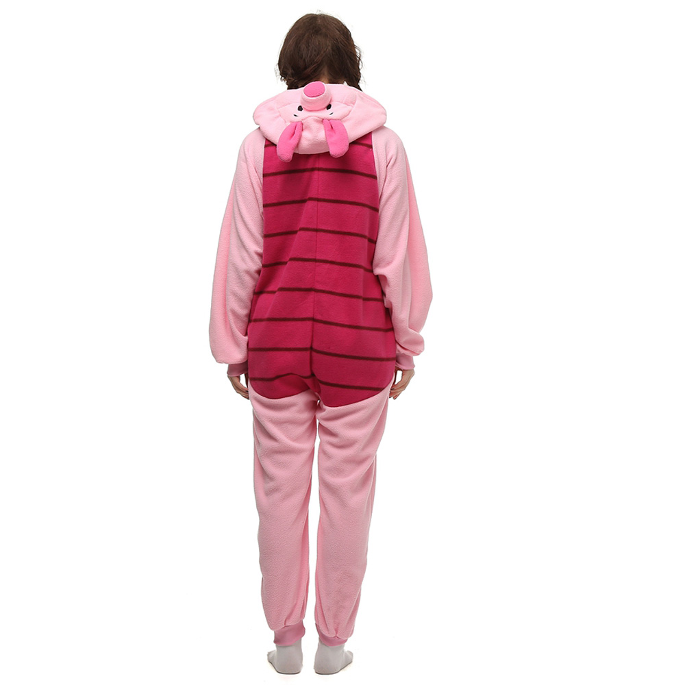 Piglet Schwein Kigurumi Kostüme Unisex Vlies Pyjama Gymnastikanzug/Einteiler