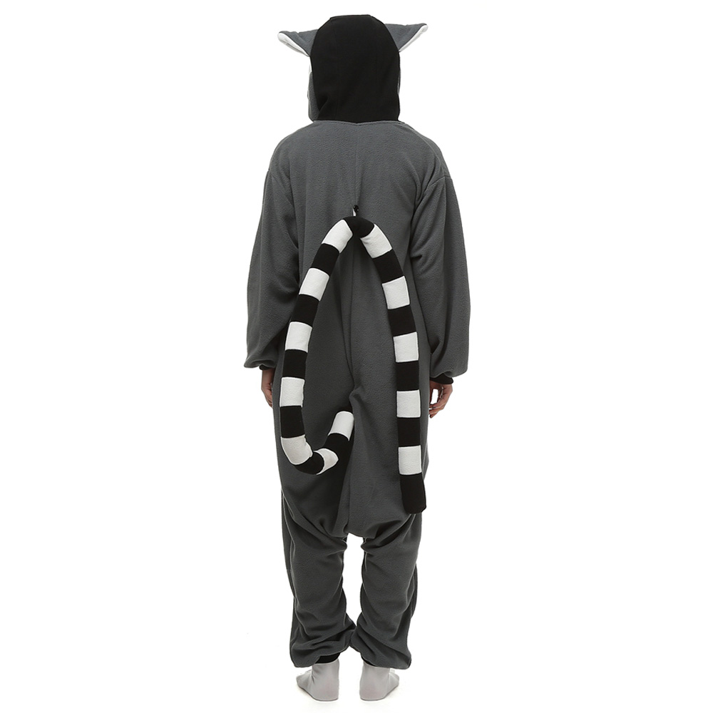 Kattalemur Kigurumi Kostume Fleece Pyjamas Onesie