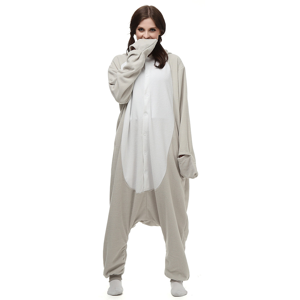 Ægte sæler Kigurumi Kostume Fleece Pyjamas Onesie