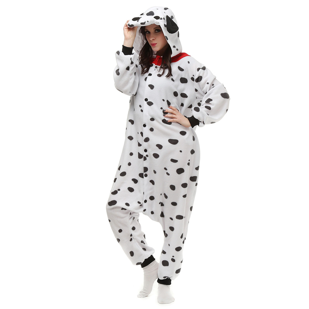 Spotty Dog Kigurumi Kostuum Unisex Vlies Pyjama Onesie