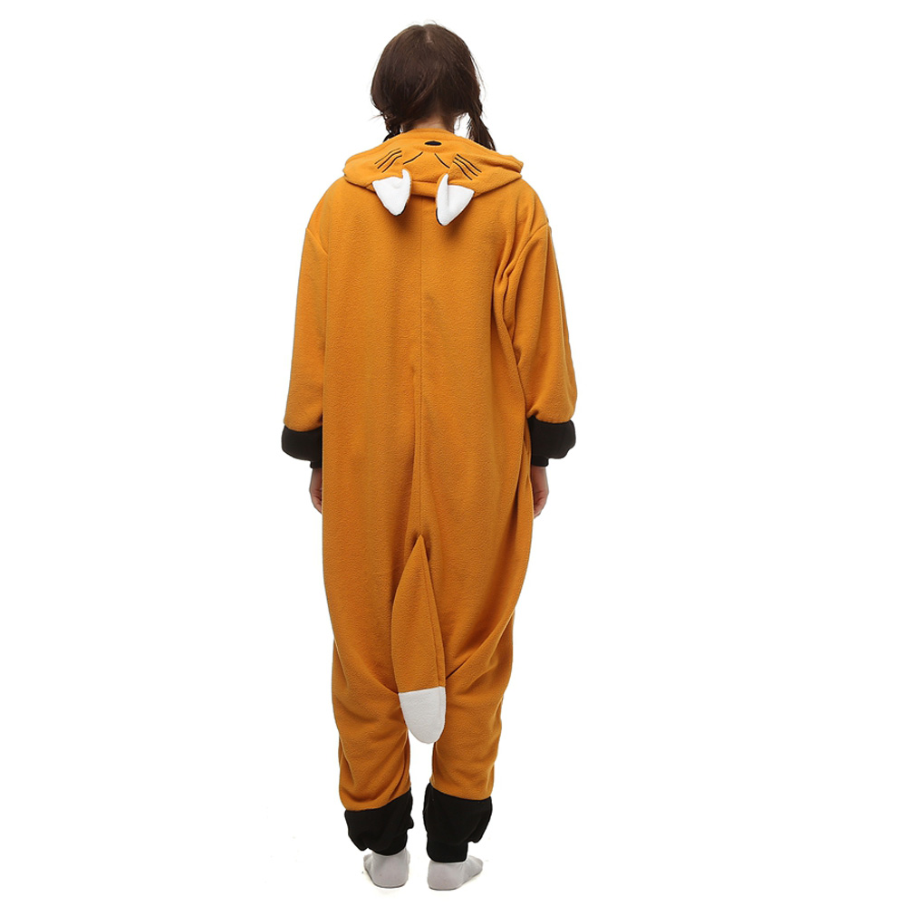 Fuchs Kigurumi Kostüme Unisex Vlies Pyjama Gymnastikanzug/Einteiler