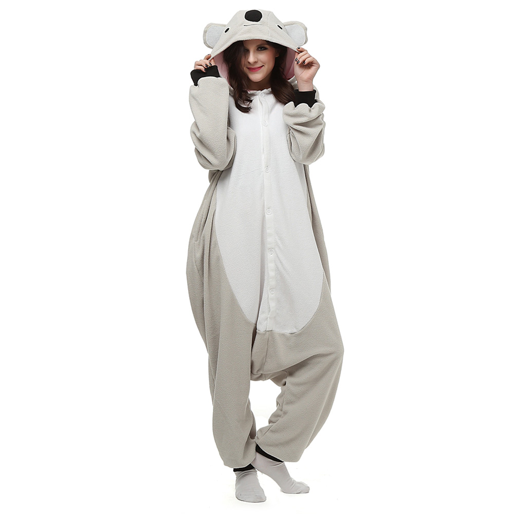 Koala Kigurumi Kostuum Unisex Vlies Pyjama Onesie