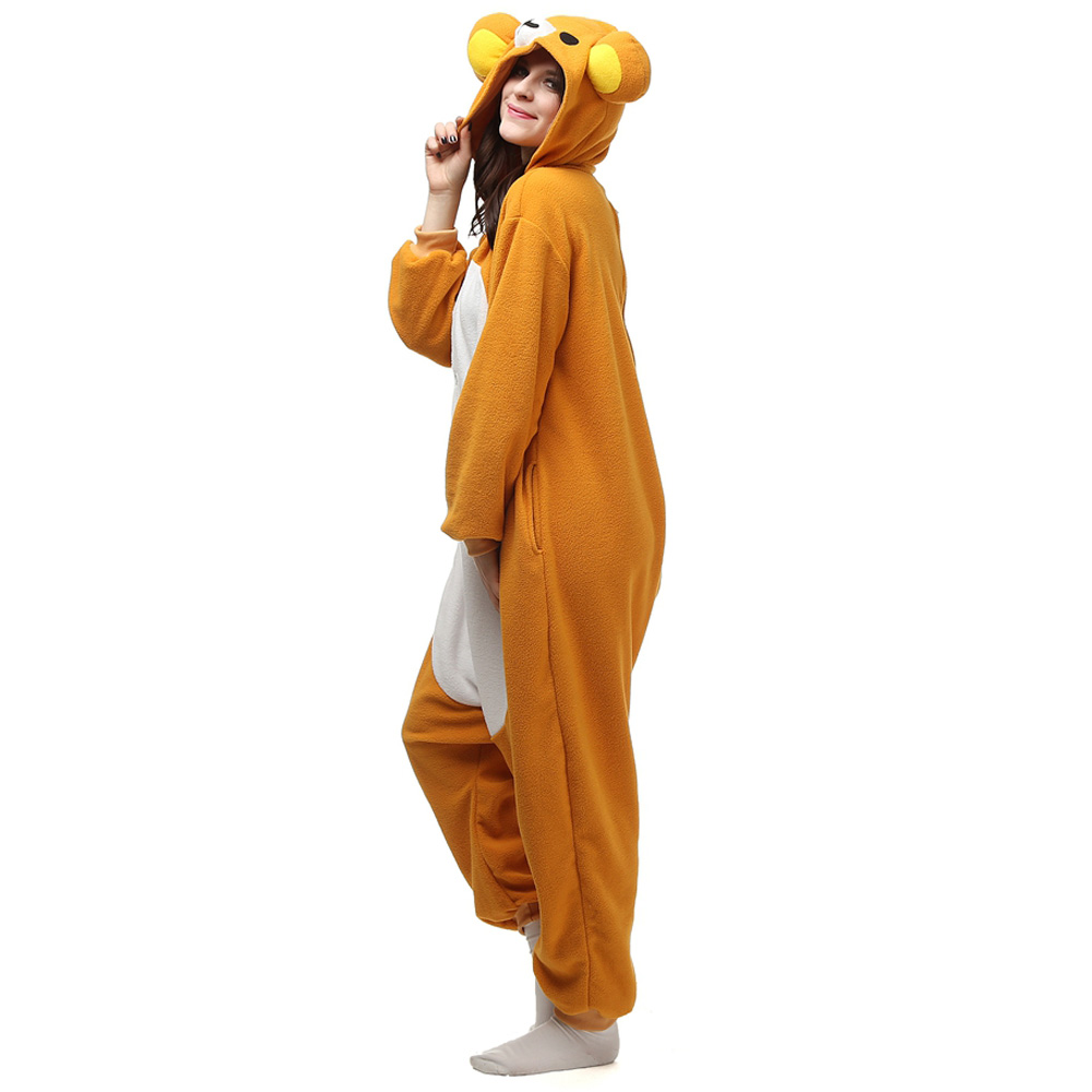 Rilakkuma Kigurumi Kostume Fleece Pyjamas Onesie