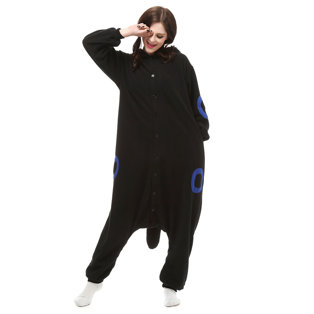 Umbreon Kigurumi Kostume Fleece Pyjamas Onesie