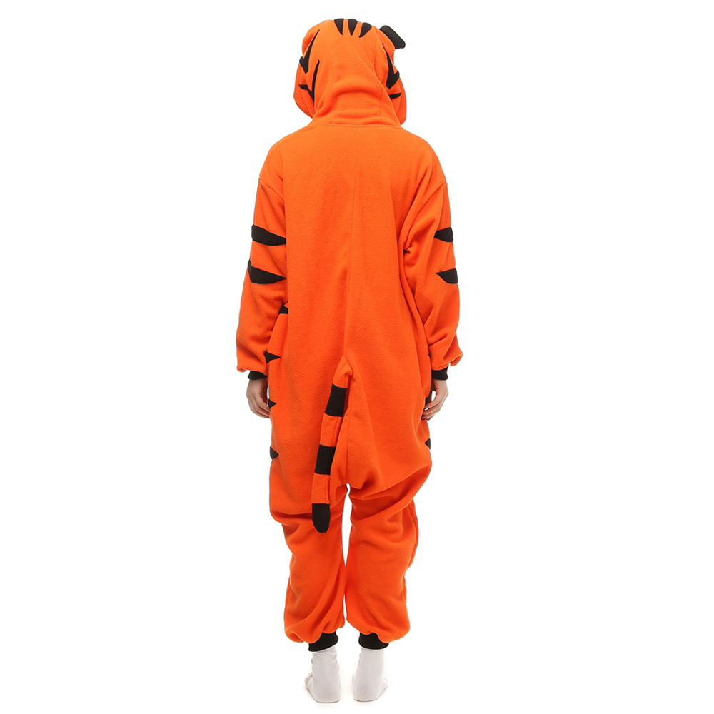 Tiger Kigurumi Kostume Fleece Pyjamas Onesie
