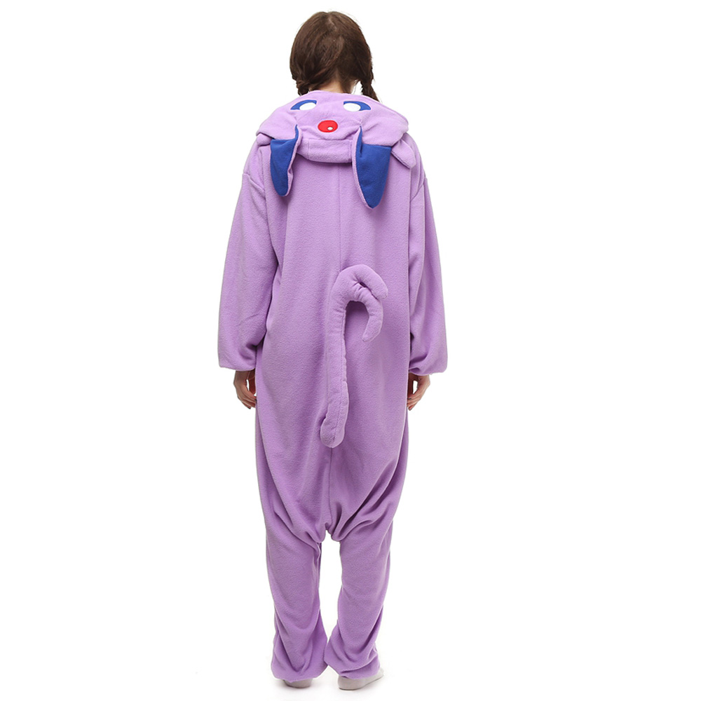 Espeon Kigurumi Kostume Fleece Pyjamas Onesie