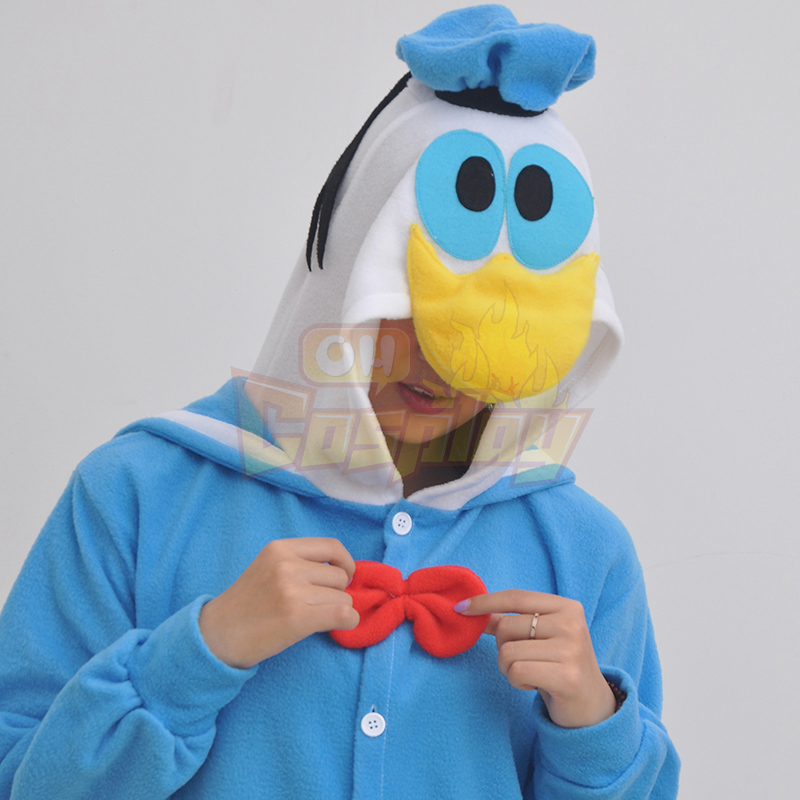 New Stlay Adult Pajamas Animal Donald Duck Polar Flleece Kigurumi Pajamas