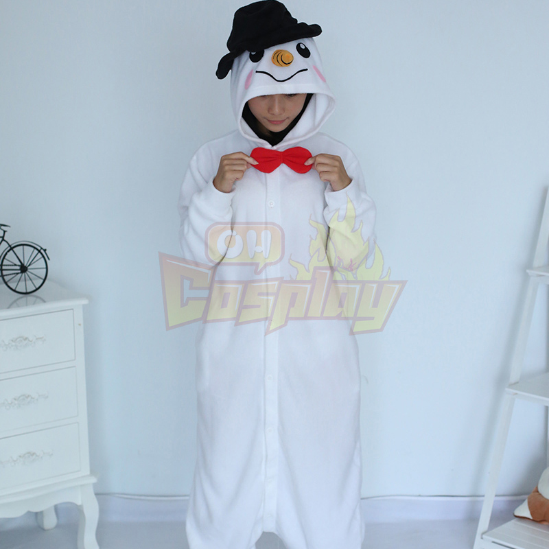 New Stlay Adult Pajamas Animal Snowman Polar Flleece Kigurumi Pajamas