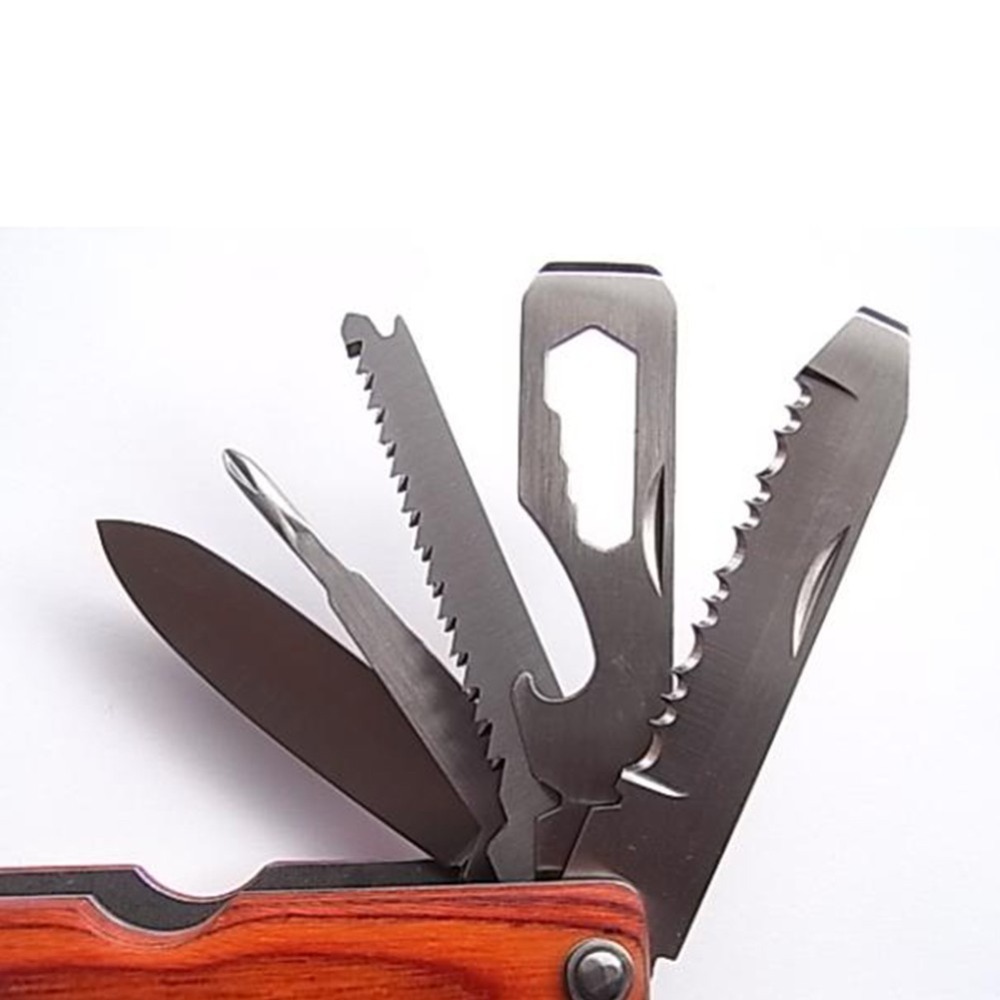 Multi-function Outdoor Survival Hammer Axe AX Pliers Knife Screwdriver Folding Camping Tool Set