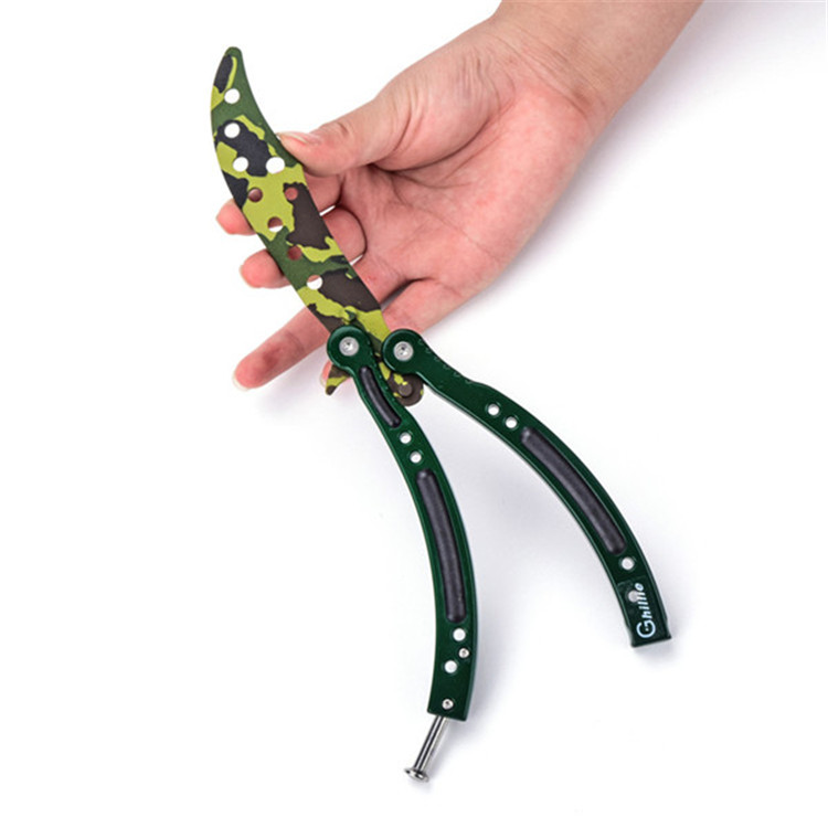 CS GO Karambit Folding Knife Butterfly Fade Colorful Game Knife