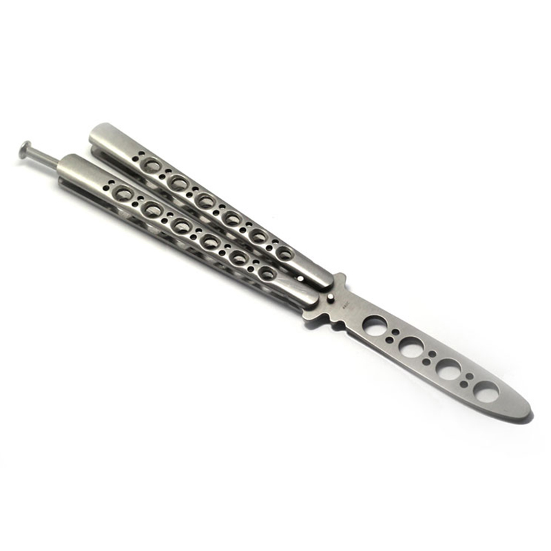 Butterfly In Knife Titanium Coated Stainless Steel Butterfly Folding Knife