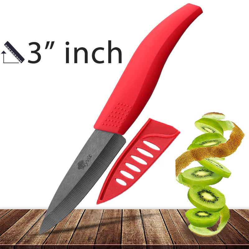 6 inch 5 inch 4 inch 3 inch Ceramic Knife Zirconia Black Blade Anti-Slip