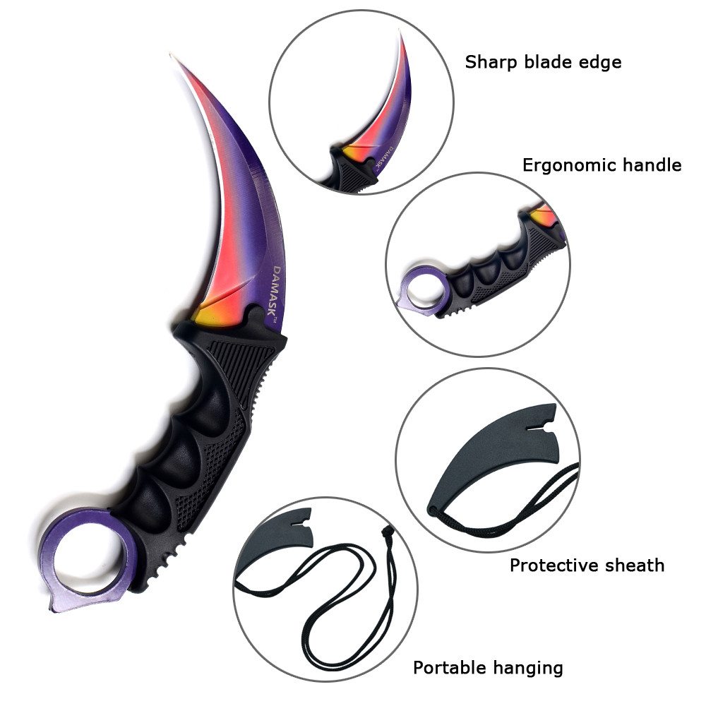 Best Design CSGO Counter Strike Karambit Knife Camping Hunting Tools