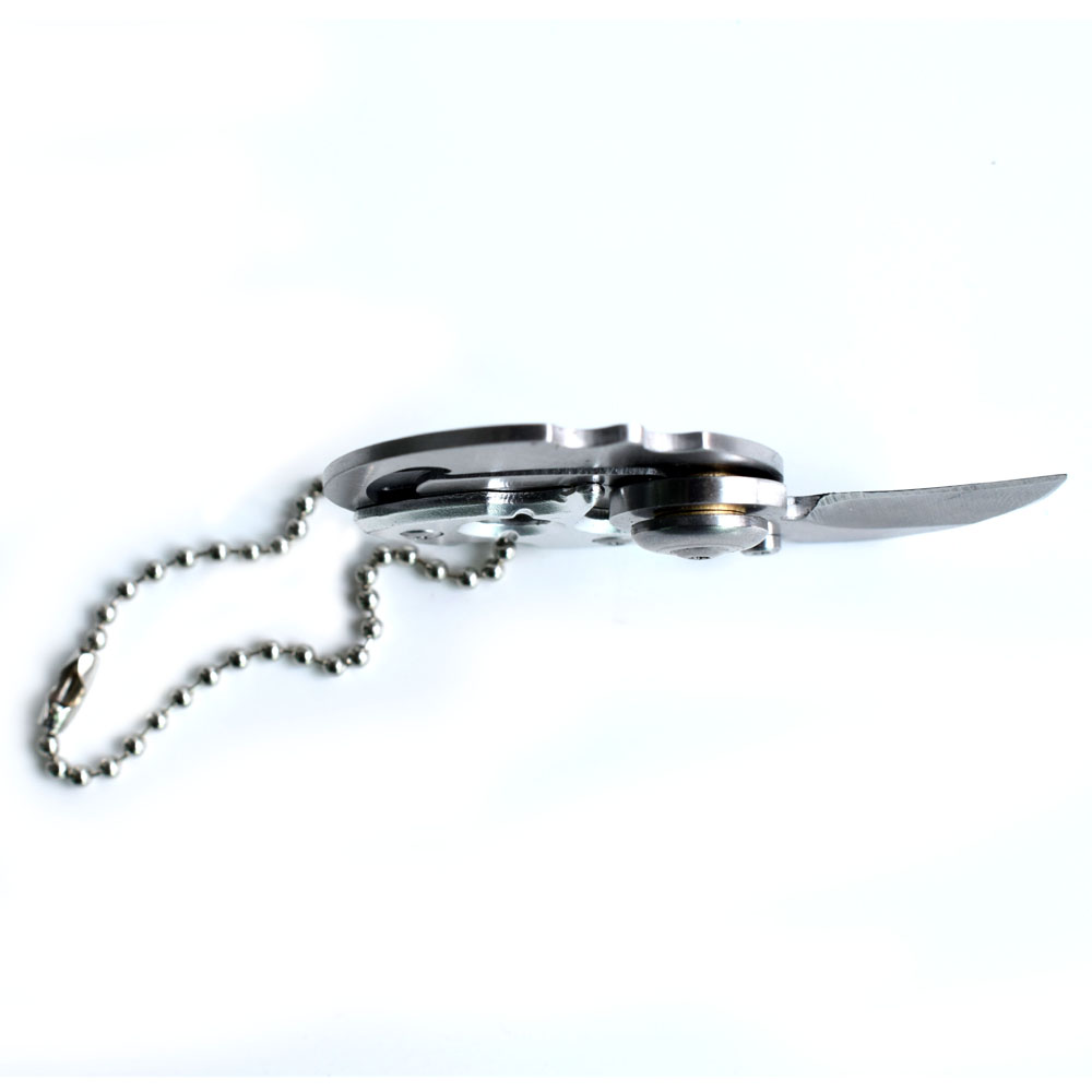 Portable Key Fold Knife Gift Hunting Survival Key Chain Outdoor Tools Tactic