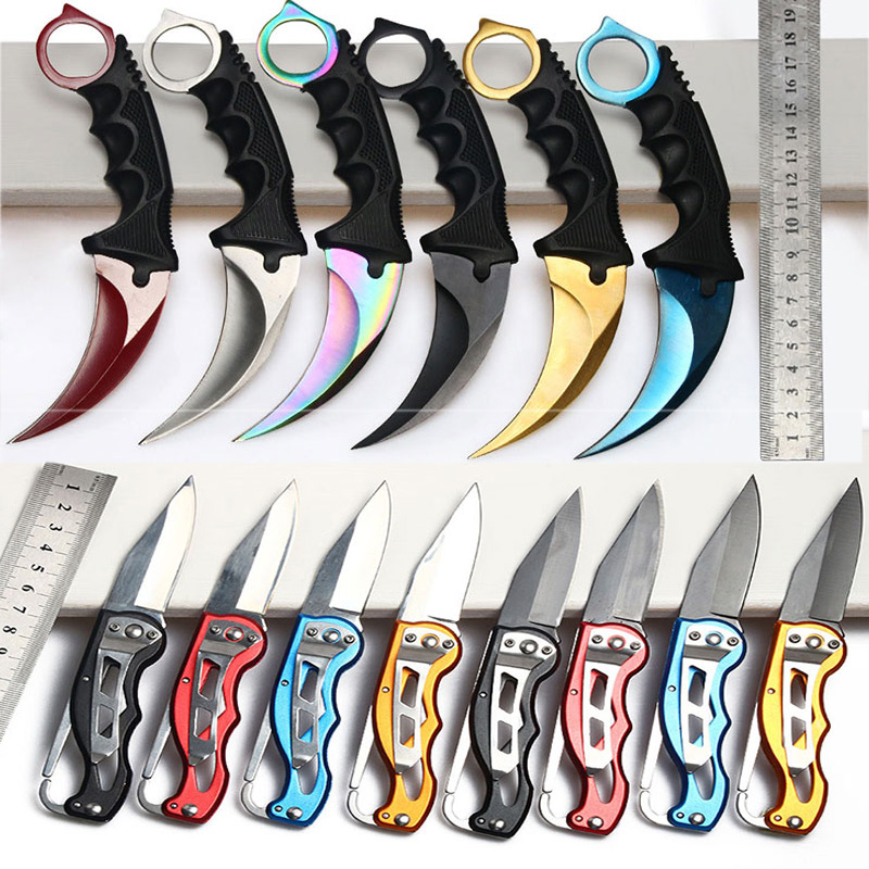 Karambit Knife with Sheath Outdoor Hunting Survival Tools Knife