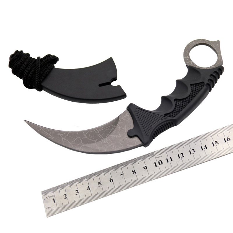 11 Color Multi Outdoor Survival Knife Karambit Camping Hunting Tactic