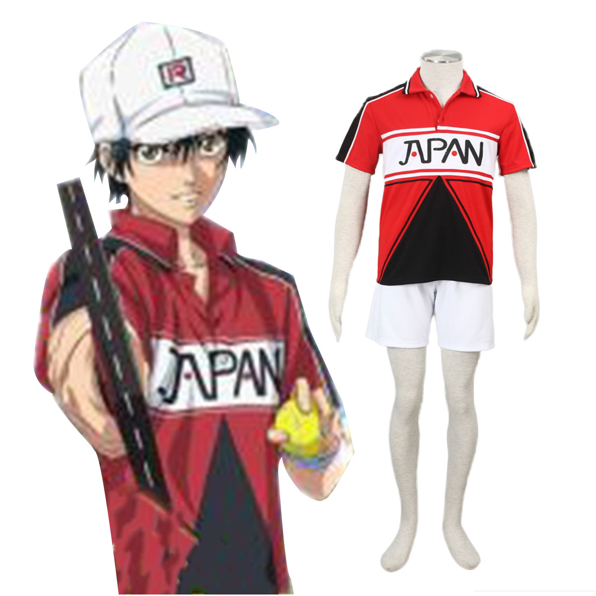 Ylellinen The New Prince of Tennis Japanese Tennis Team Kesä Uniform 1 Mekko
