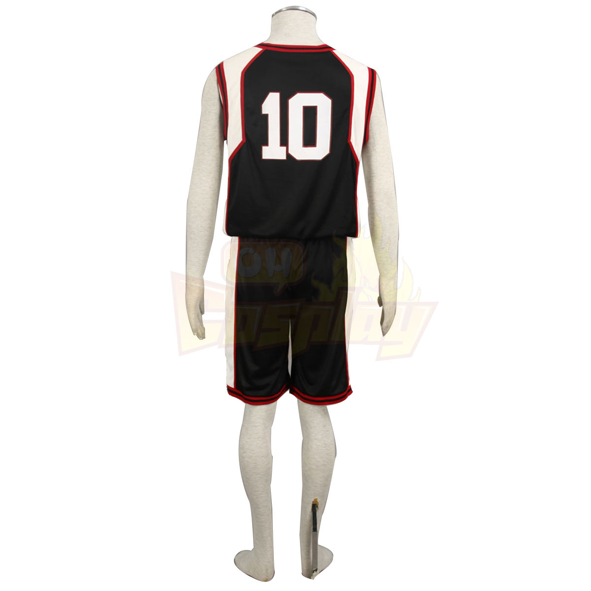 Kuroko\'s Basketball Kagami Taiga 2 Seirin Zwart No.10 Cosplay Kostuums België