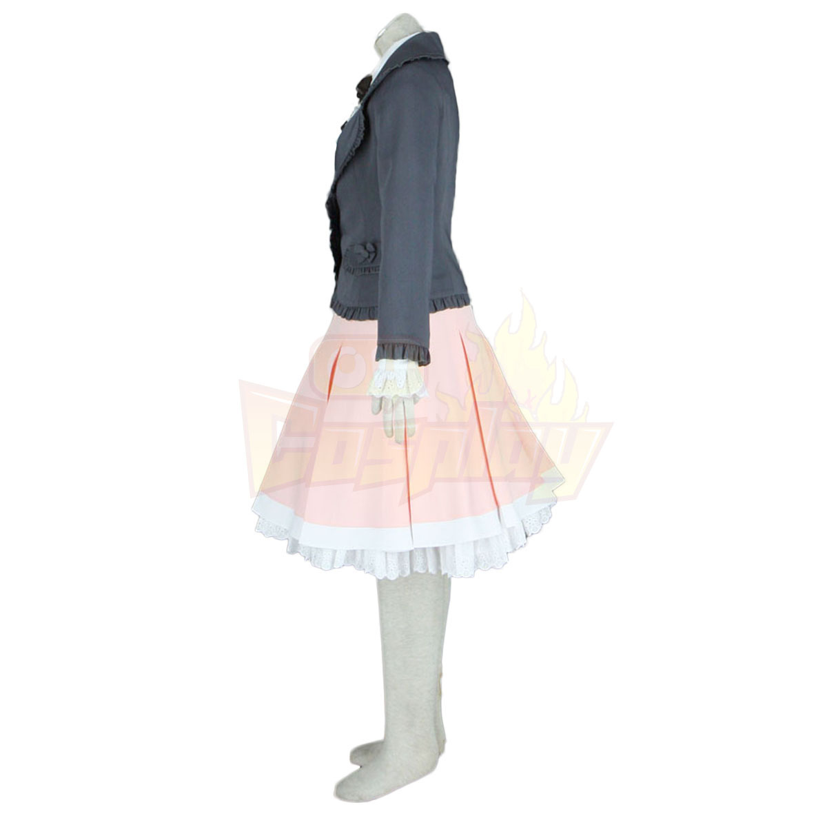 Deluxe Lolita Culture Coat Skirt Bustle Middle Dresses Cosplay Costumes