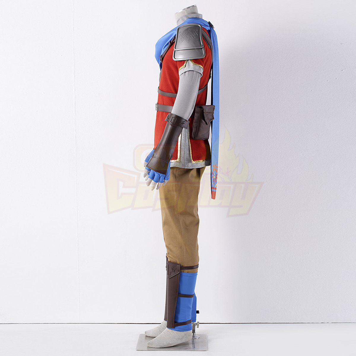 The Legend of Zelda Hyrule-Warriors Link 6TH Red Cosplay Costumes Deluxe Edition