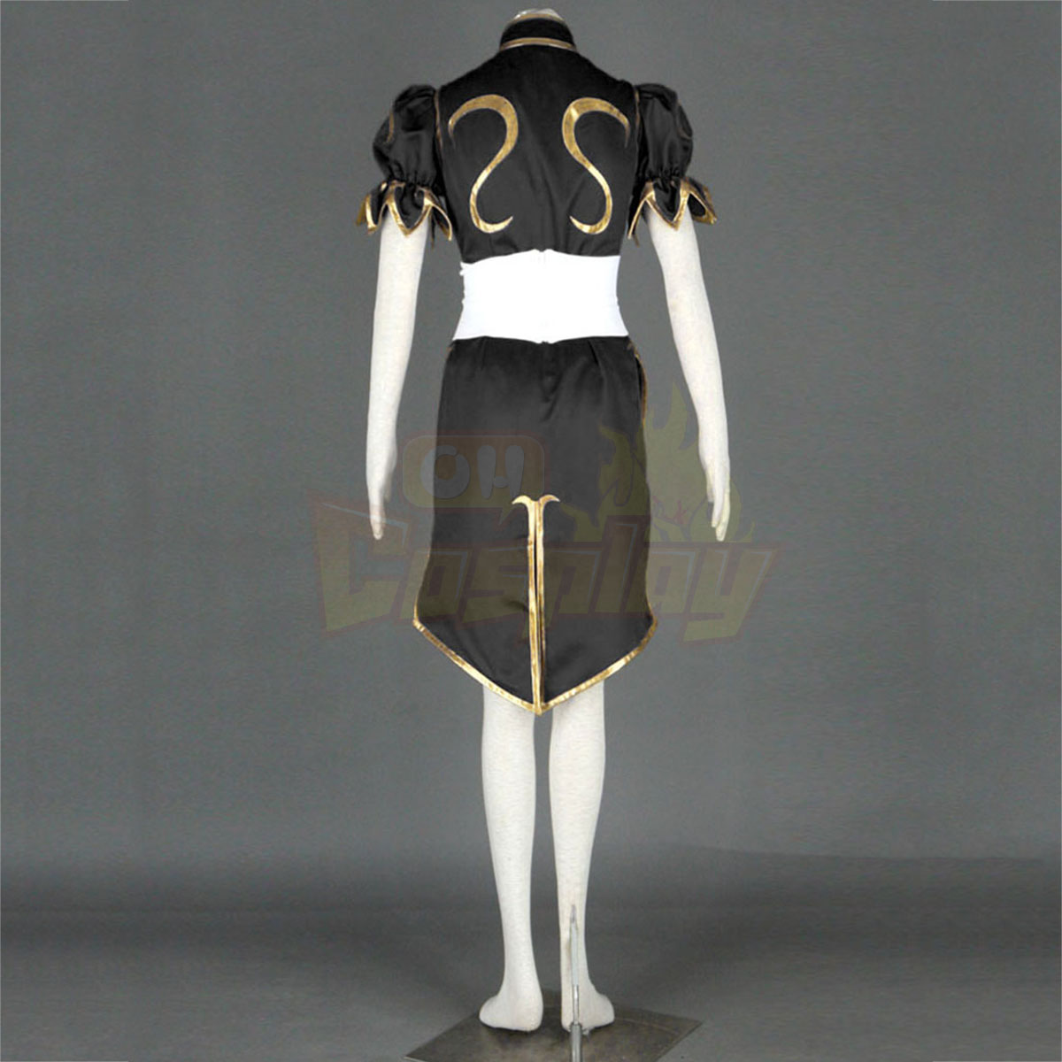 Street Fighter Chun-Li 2ND Black Cosplay Costumes Deluxe Edition