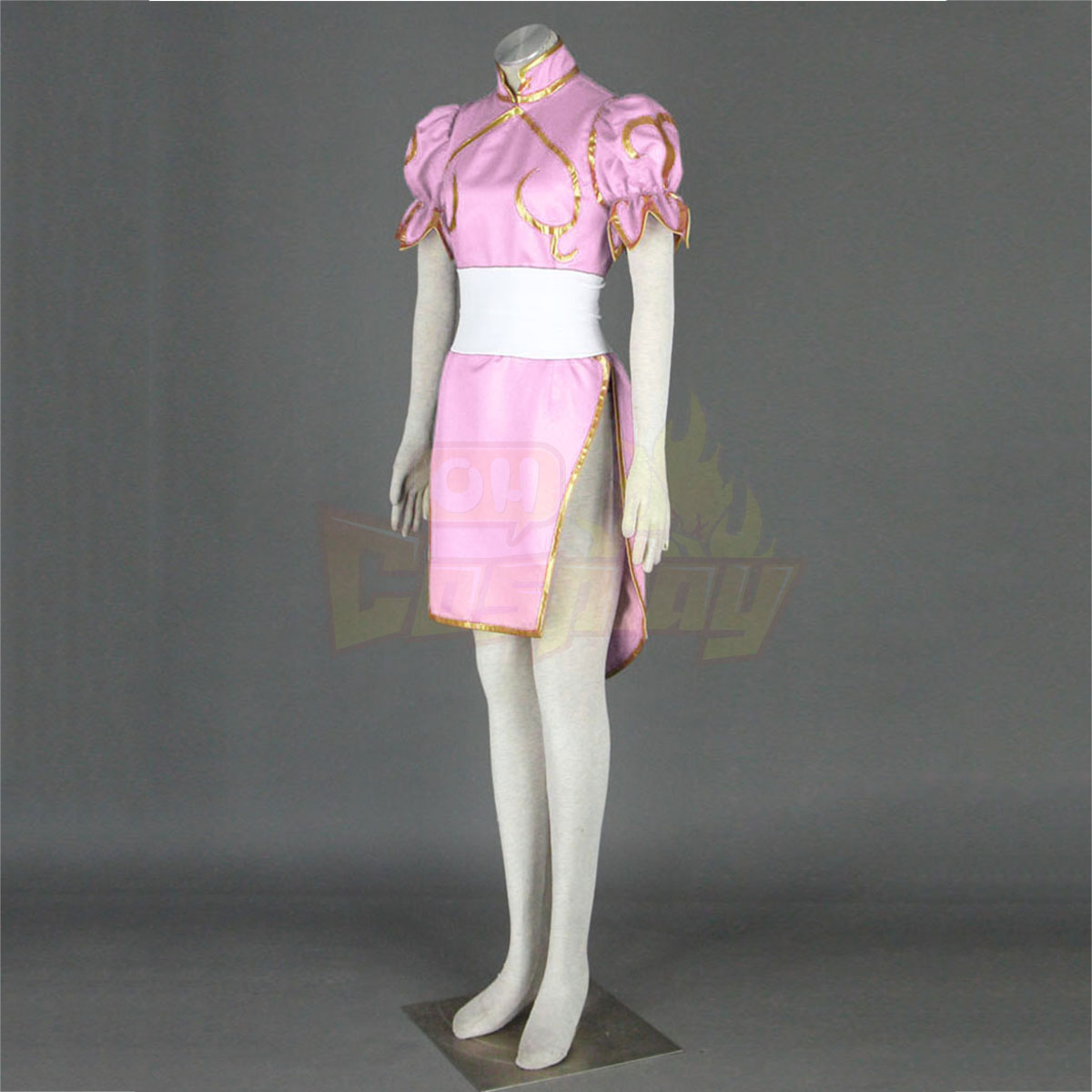 Street Fighter Chun- Li 3RD Pink Cosplay Costumes Deluxe Edition