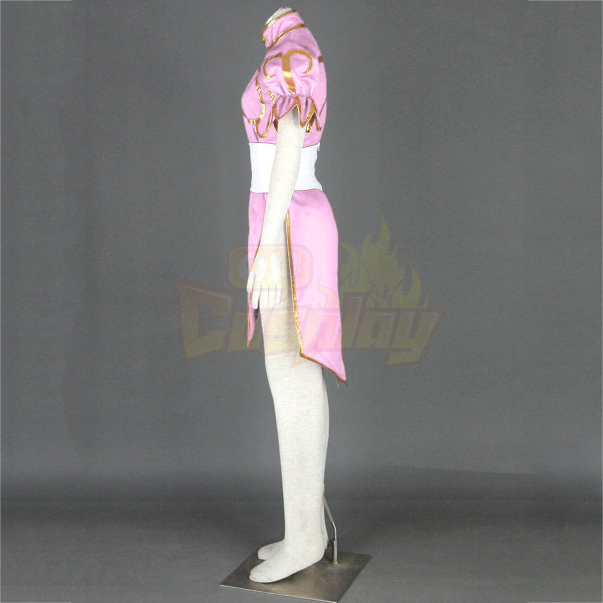 Street Fighter Chun- Li 3RD Pink Cosplay Costumes Deluxe Edition