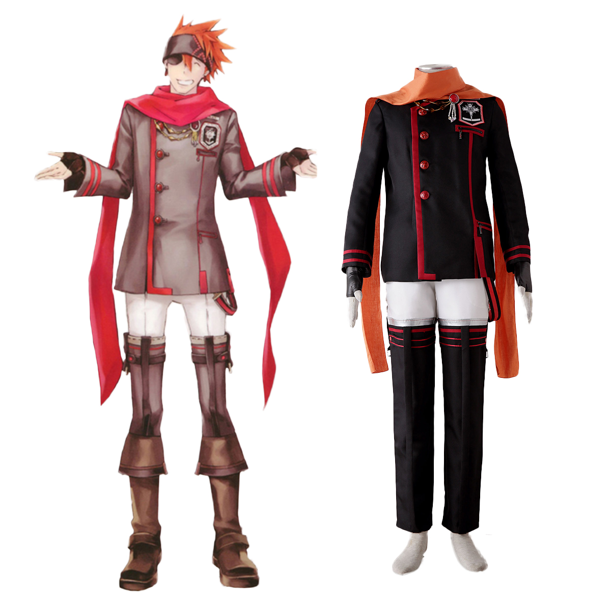 D.Gray-man Lavi 3RD Cosplay Costumes Deluxe Edition [E118]