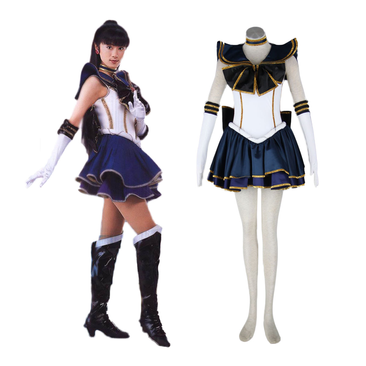 Sailor Moon Meiou Setsuna 2ND Cosplay Costumes Deluxe Edition