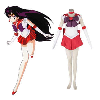 Sailor Moon Hino Rei 1ST Cosplay Costumes Deluxe Edition
