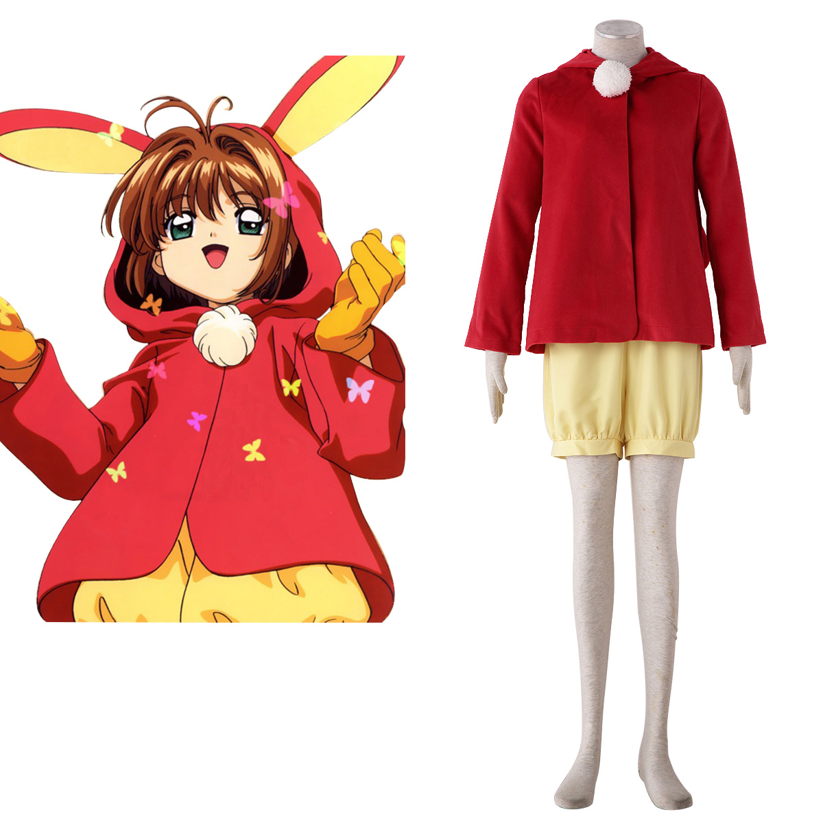 Cardcaptor Sakura Kinomoto Sakura 8TH Cosplay Costumes Deluxe Edition