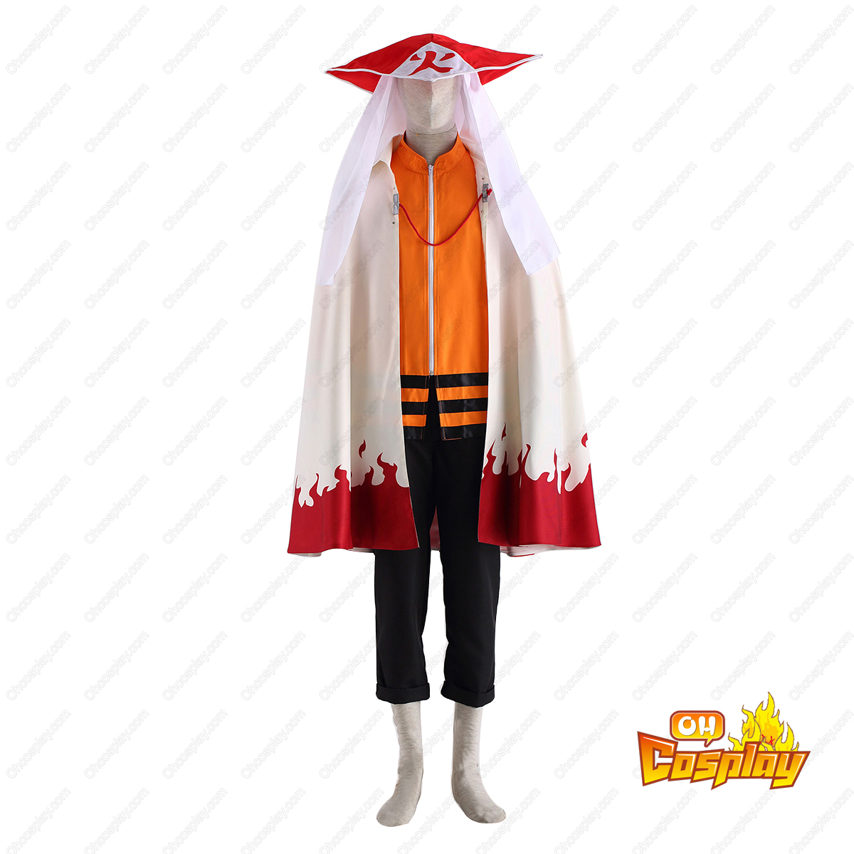 Naruto Shippuuden Naruto Uzumaki 12TH Cosplay Costumes Deluxe Edition