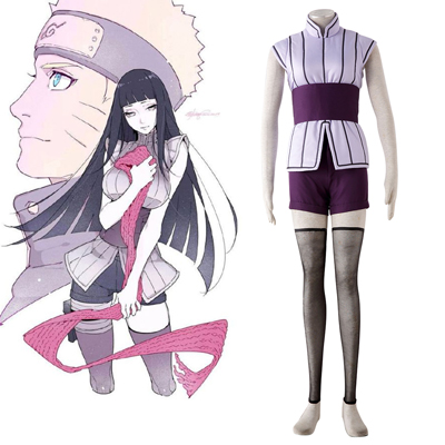 Naruto Hyūga Hinata 4TH Cosplay Costumes Deluxe Edition